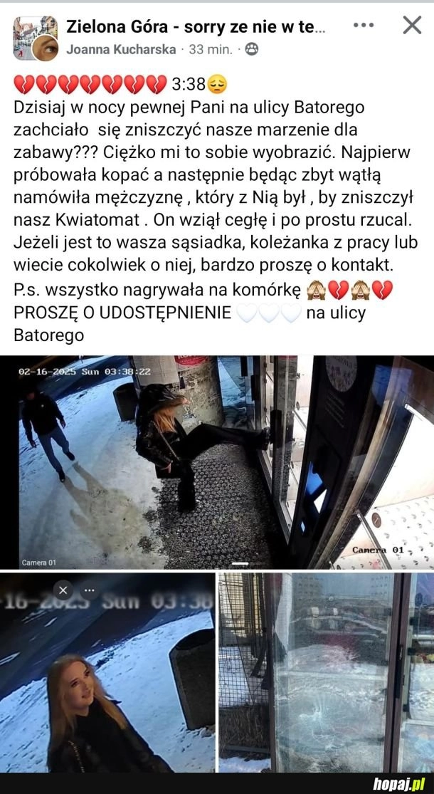 
    Jak kobieta chce kwiaty to nie ma zmiłuj