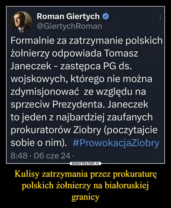 
    Kulisy zatrzymania przez prokuraturę polskich żołnierzy na białoruskiej granicy