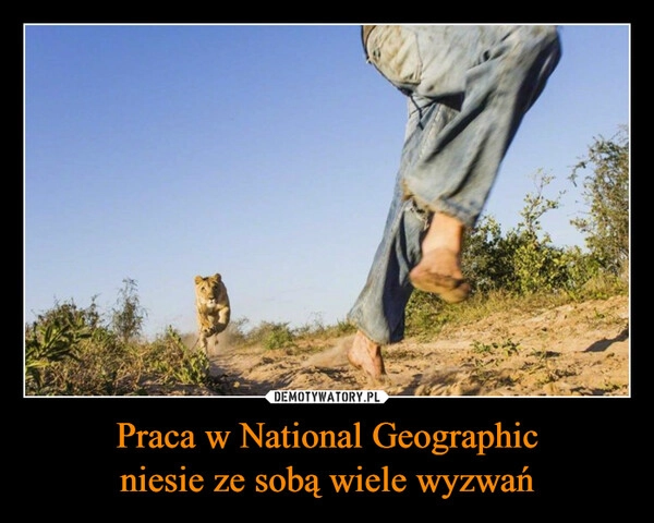 
    Praca w National Geographic
niesie ze sobą wiele wyzwań