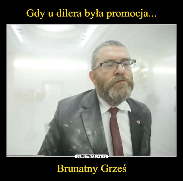 
    Gdy u dilera była promocja... Brunatny Grześ