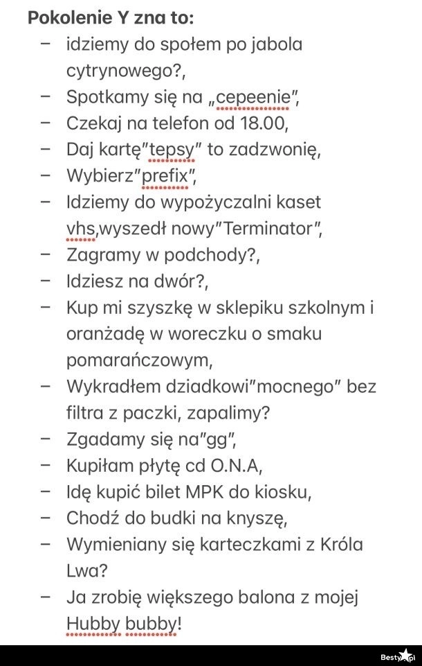 
    Dzieciństwo i młodość milenialsów 