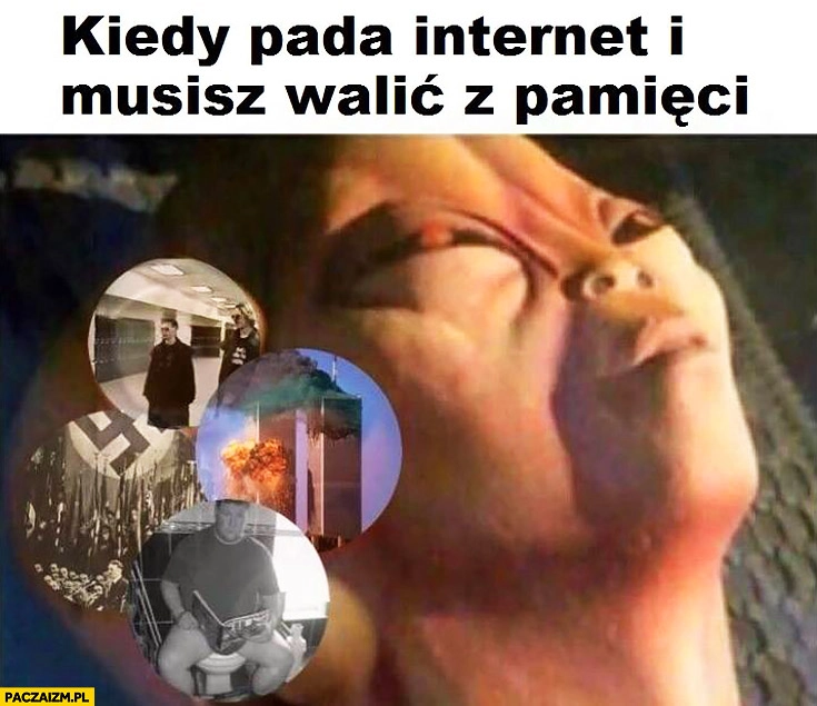 
    Kiedy pada internet i musisz walić z pamięci obcy UFO Alien