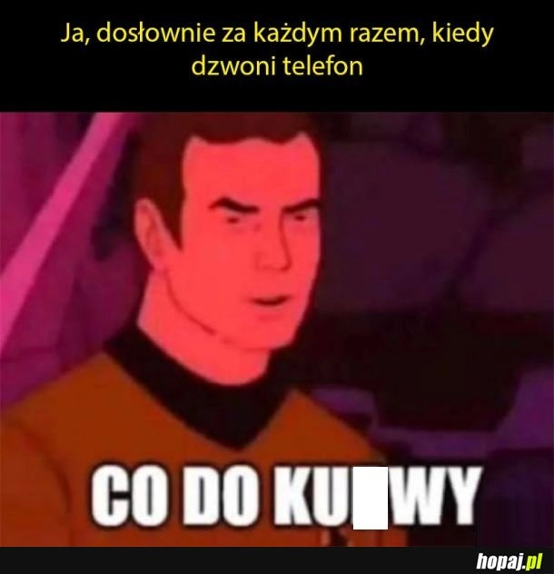 
    Kiedy dzwoni telefon