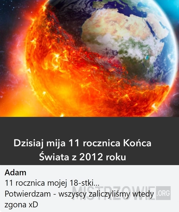 
    Rocznica