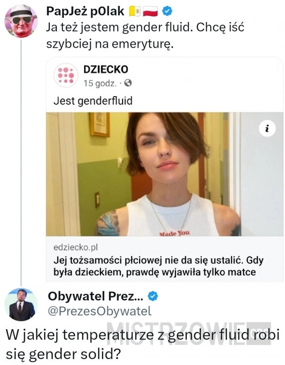 
    Tożsamość płciowa