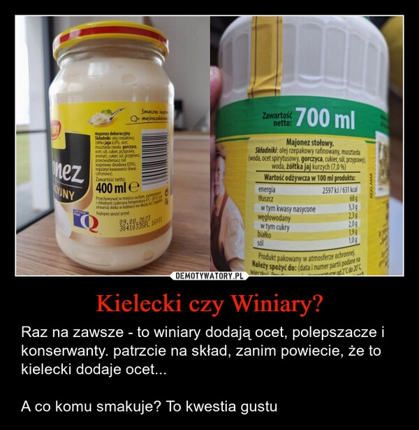 
    Kielecki czy Winiary?