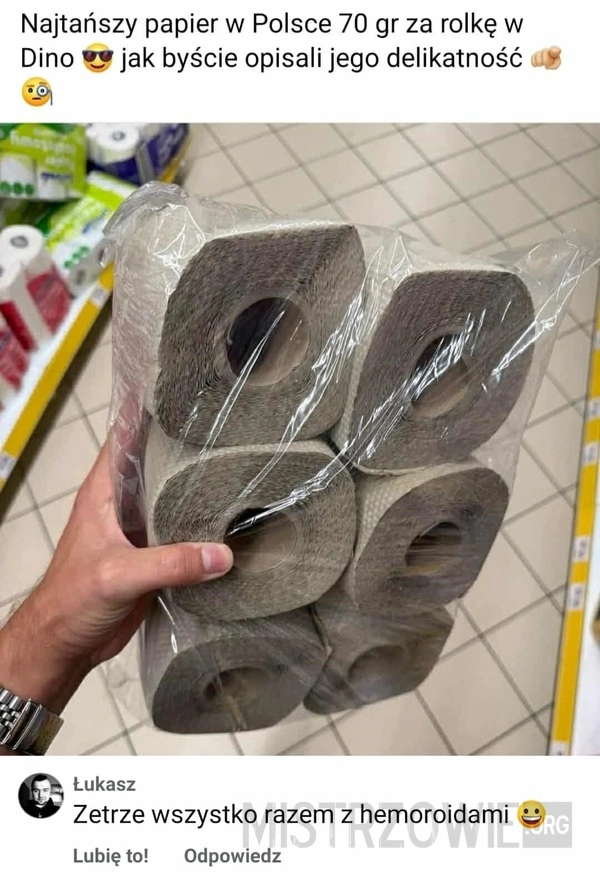 
    Papier toaletowy