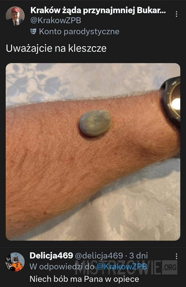 
    Uważajcie na kleszcze