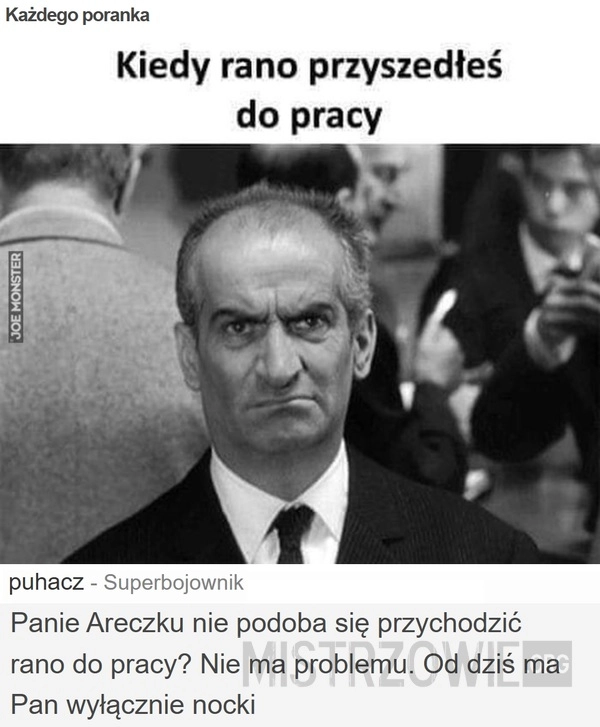 
    Każdego poranka