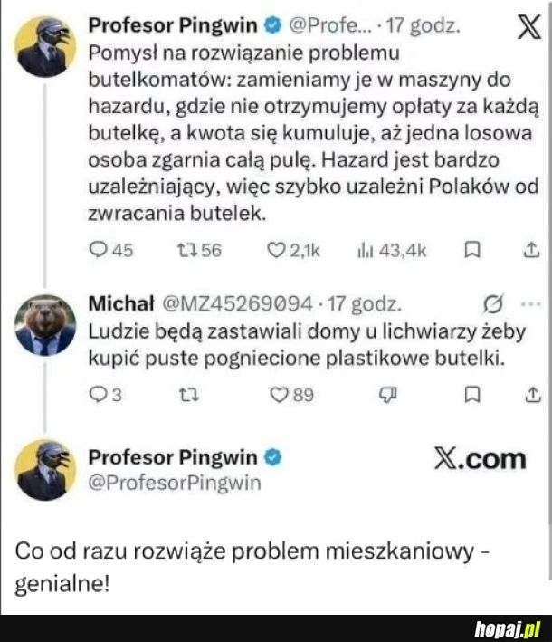 
    Rozwiążanie problemu butelkomatów