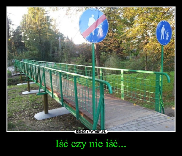 
    Iść czy nie iść...