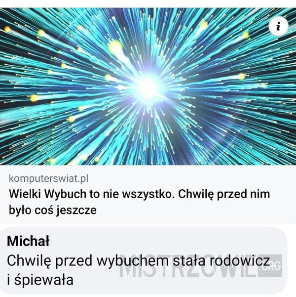 
    Wielki wybuch