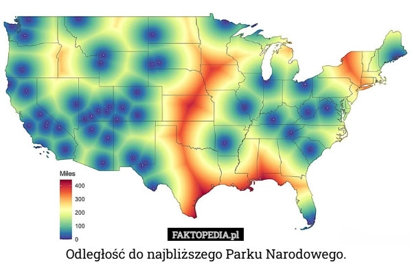 
    Odległość do najbliższego Parku Narodowego.