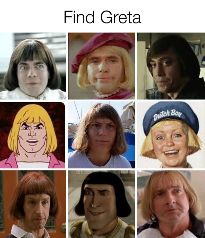 
    Find Greta