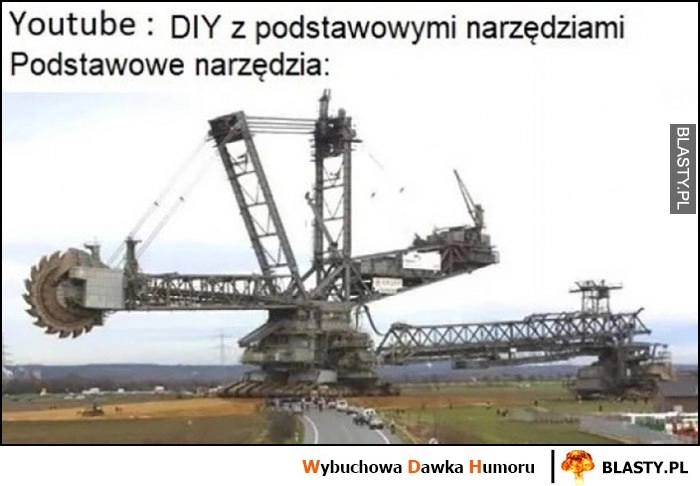 
    YouTube: DIY z podstawowymi narzędziami, jak wyglądają te narzędzia