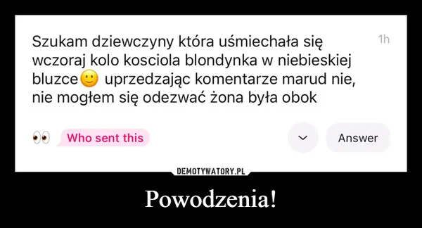 
    Powodzenia!