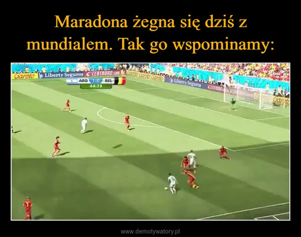 
    Maradona żegna się dziś z mundialem. Tak go wspominamy: