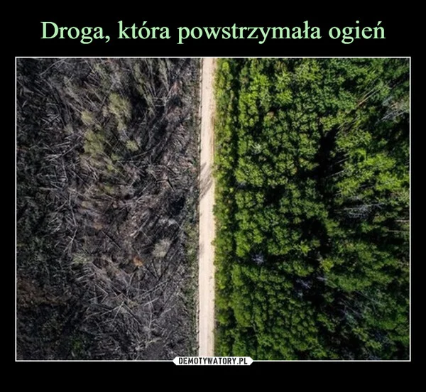 Droga, która powstrzymała ogień