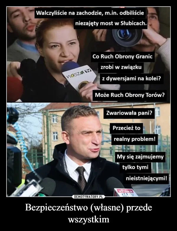 
    Bezpieczeństwo (własne) przede wszystkim