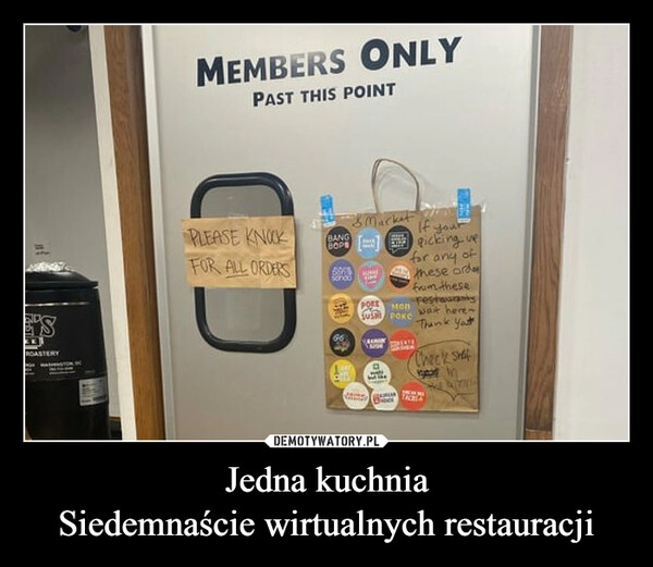 
    Jedna kuchnia
Siedemnaście wirtualnych restauracji