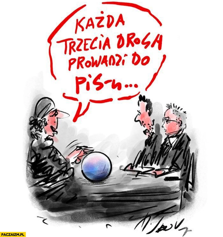 
    Każda trzecia droga prowadzi do PiSu Sawka