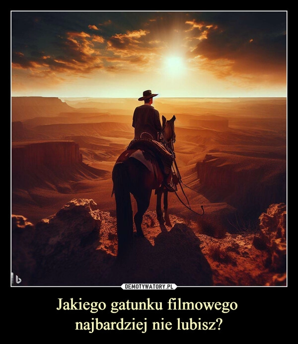 
    Jakiego gatunku filmowego 
najbardziej nie lubisz?