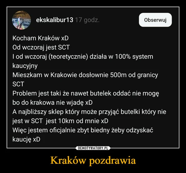 
    Kraków pozdrawia