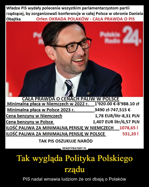 
    Tak wygląda Polityka Polskiego rządu 