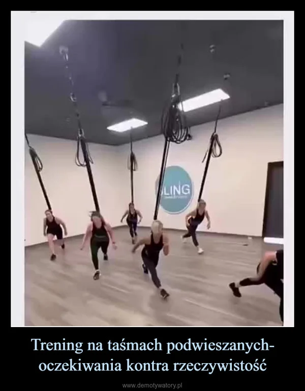 
    Trening na taśmach podwieszanych- oczekiwania kontra rzeczywistość