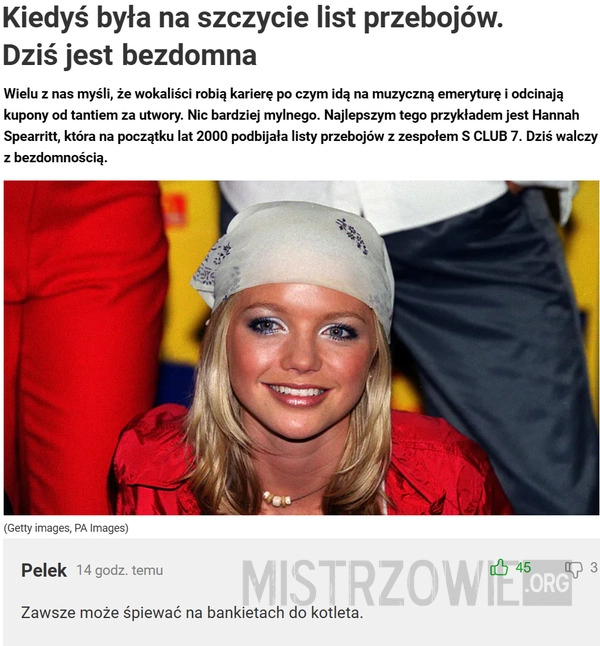 
    Była wokalistka