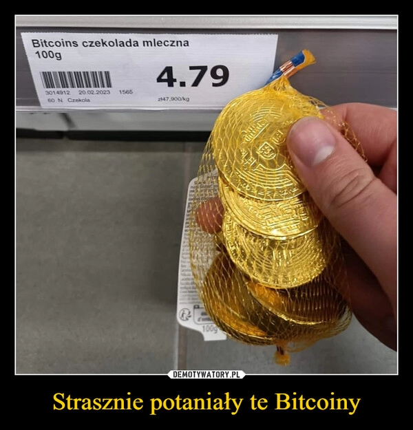 
    Strasznie potaniały te Bitcoiny