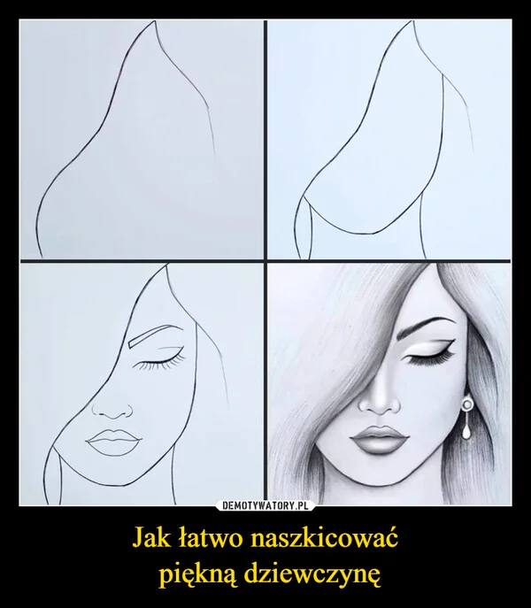 
    Jak łatwo naszkicować piękną dziewczynę
