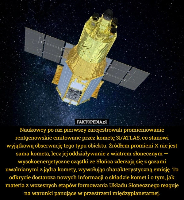 Naukowcy po raz pierwszy zarejestrowali promieniowanie rentgenowskie emitowane