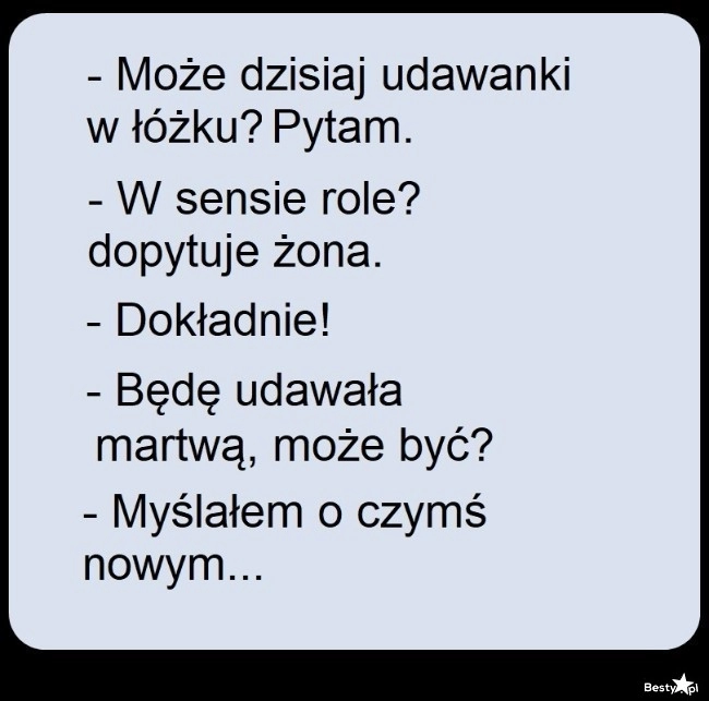 
    Udawanki w łóżku 