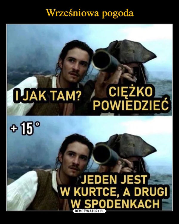 
    Wrześniowa pogoda