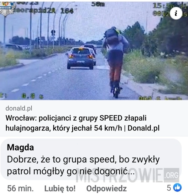 
    Zatrzymanie pirata drogowego