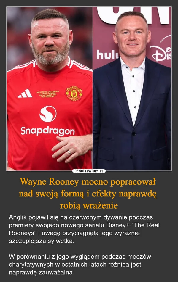 Wayne Rooney mocno popracował nad swoją formą i efekty naprawdę robią wrażenie