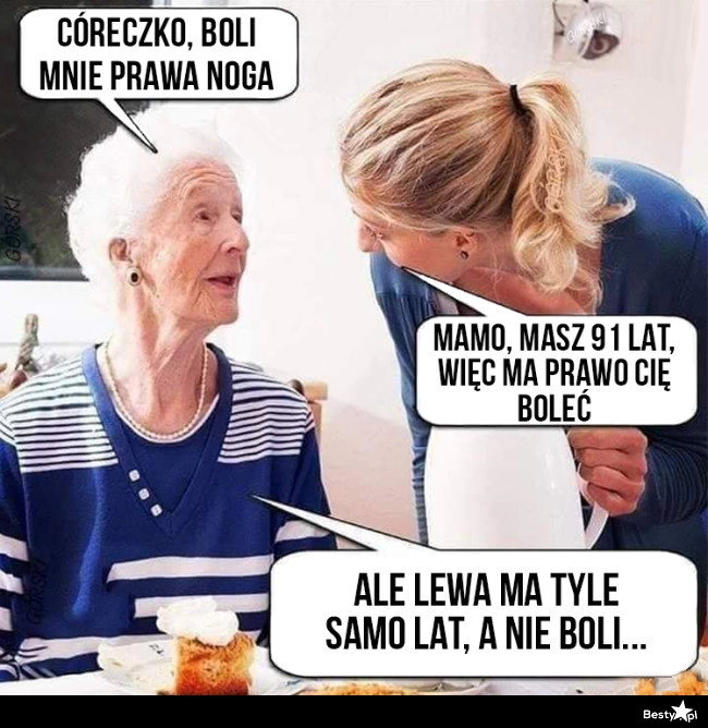 
    Ból prawej nogi 