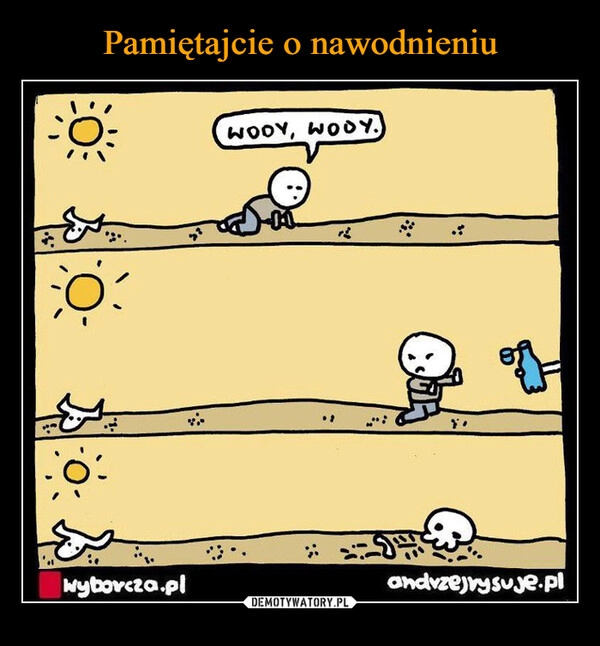 
    Pamiętajcie o nawodnieniu