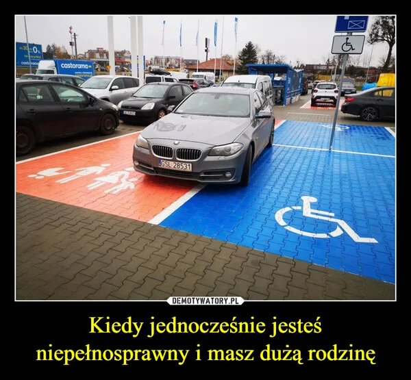 
    Kiedy jednocześnie jesteś niepełnosprawny i masz dużą rodzinę