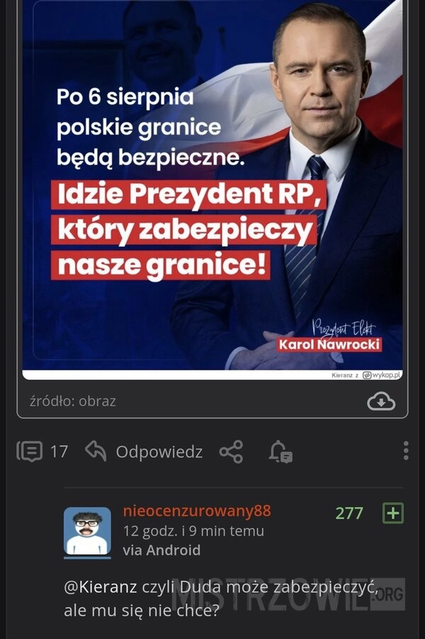 
    Wstyd, panie Duda!