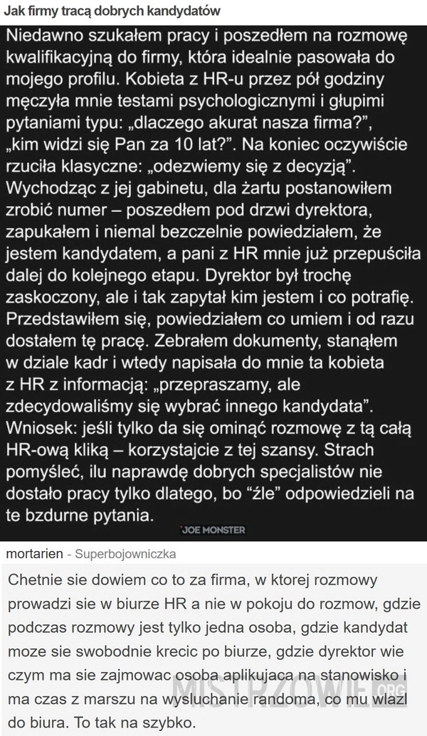 
    Jak firmy tracą dobrych kandydatów