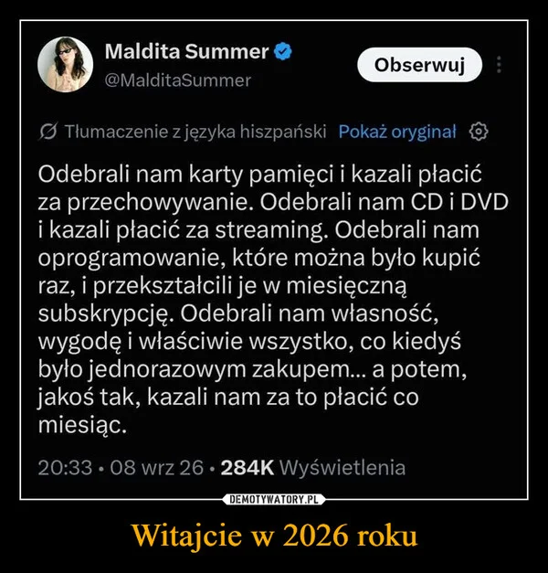 Witajcie w 2026 roku