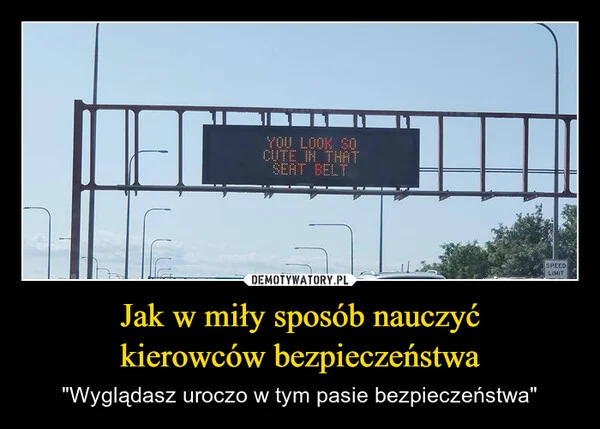 
    Jak w miły sposób nauczyć kierowców bezpieczeństwa