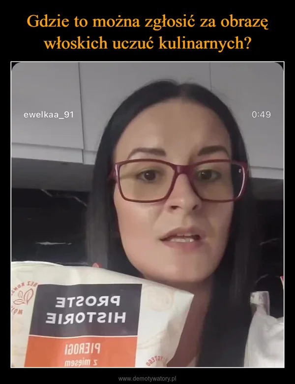 
    Gdzie to można zgłosić za obrazę włoskich uczuć kulinarnych?