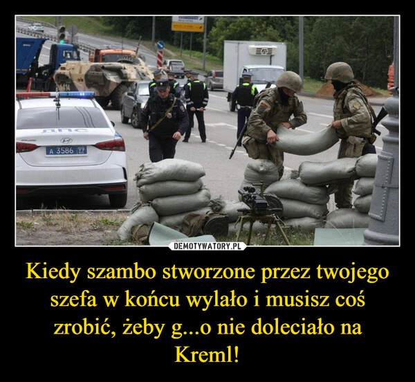 
    Kiedy szambo stworzone przez twojego szefa w końcu wylało i musisz coś zrobić, żeby g...o nie doleciało na Kreml!