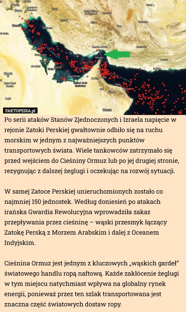 
    Po serii ataków Stanów Zjednoczonych i Izraela napięcie w rejonie Zatoki
