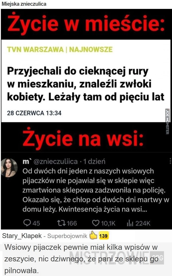 
    Miejska znieczulica