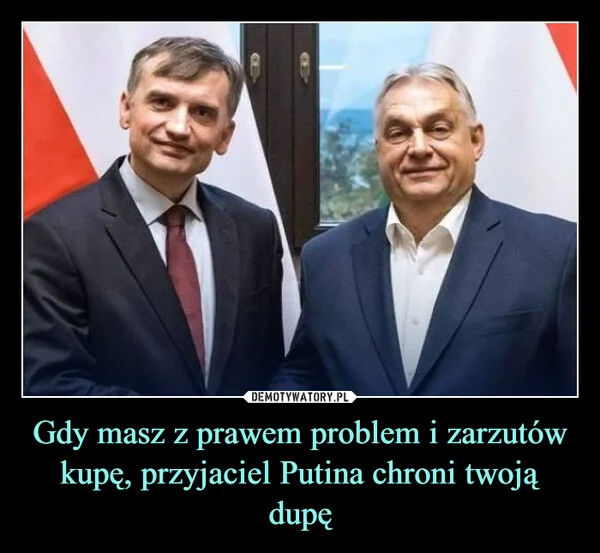 
    Gdy masz z prawem problem i zarzutów kupę, przyjaciel Putina chroni twoją dupę