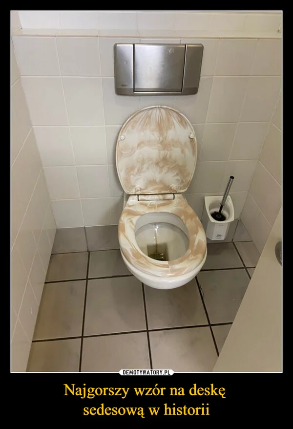 
    Najgorszy wzór na deskę sedesową w historii